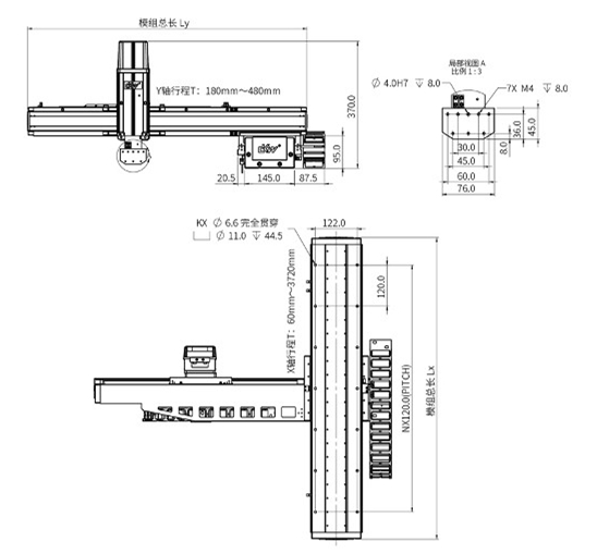DAAT直交機(jī)器人 T1組合方式 DAAT直交機(jī)器人 T1組合方式