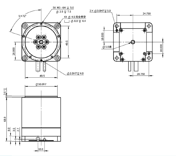 EDDR60-H70-MI外轉(zhuǎn)子力矩電機(jī) EDDR60-H70-MI外轉(zhuǎn)子力矩電機(jī)