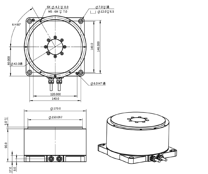 EDDR170-H95-MI外轉(zhuǎn)子力矩電機(jī) EDDR170-H95-MI外轉(zhuǎn)子力矩電機(jī)