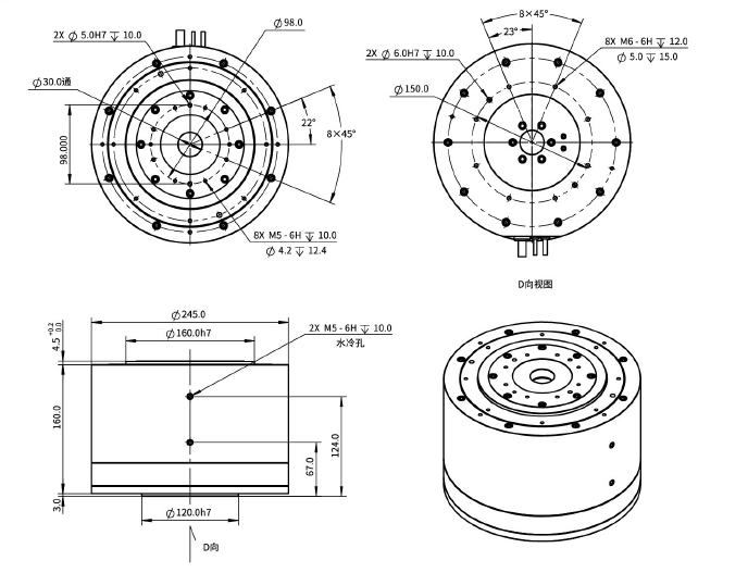 IDDR220-H165-MI內(nèi)轉(zhuǎn)子力矩電機(jī) IDDR220-H165-MI內(nèi)轉(zhuǎn)子力矩電機(jī)